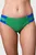 Жіночі зелені трусики від купальника