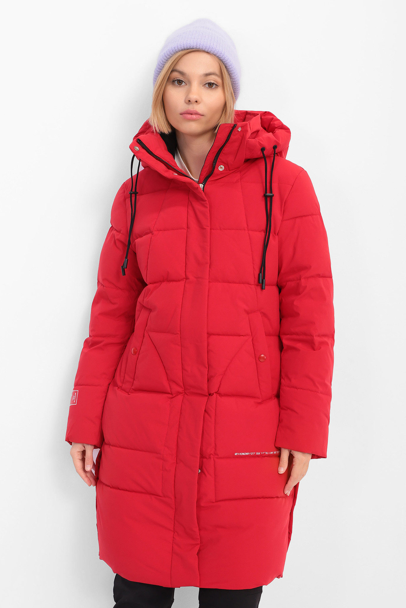 Женская красная куртка Mikelli 1