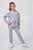 Детский серый спортивный костюм в горошек (худи, брюки)