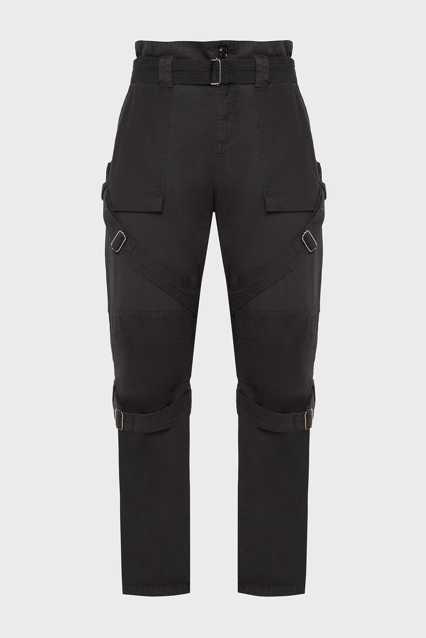 Жіночі чорні карго P-FEDRA-A TROUSERS 1