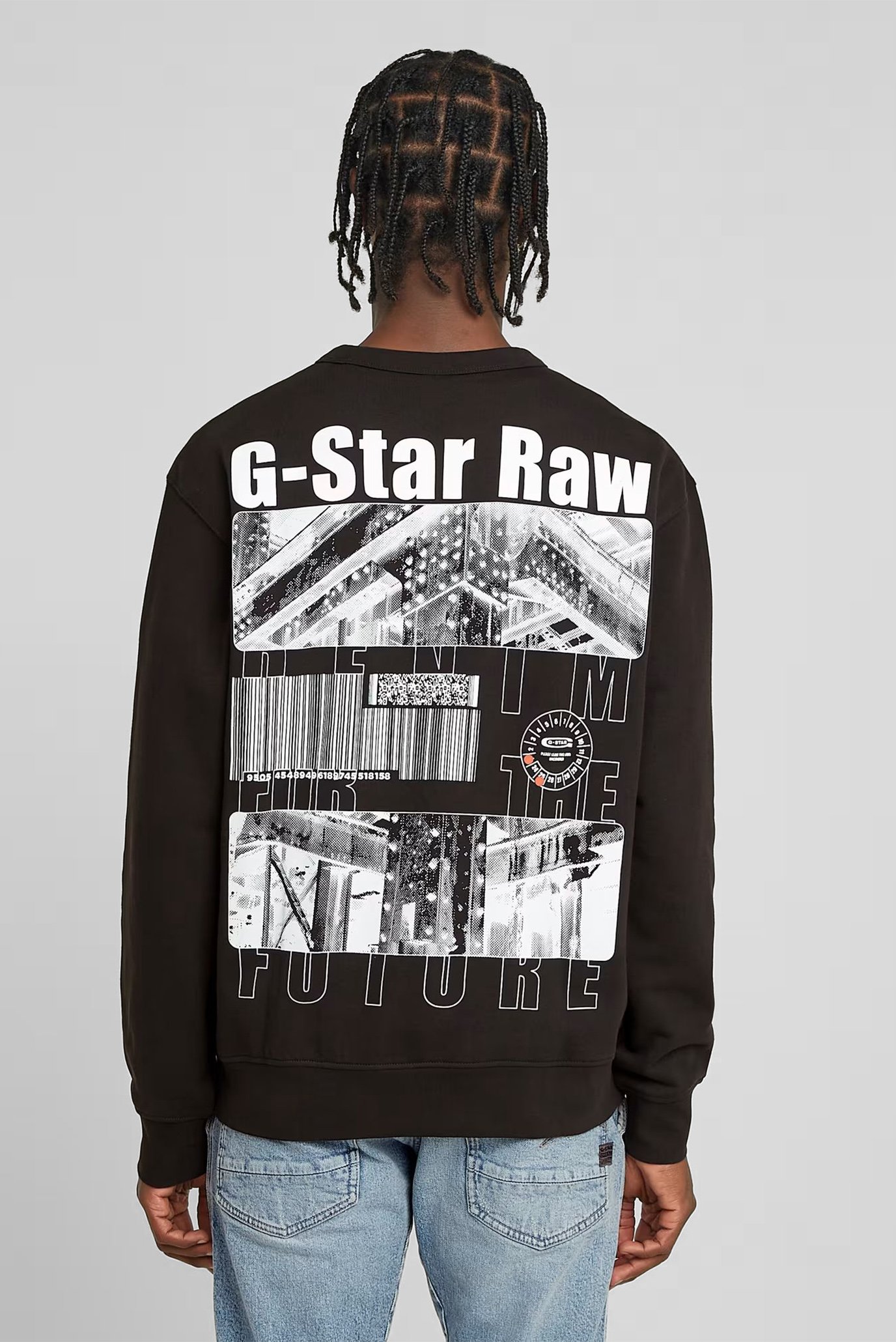 Мужской черный свитшот Substance back Черный S G-Star RAW D26278,D257 Мужской черный свитшот Substance back Черный S G-Star RAW D26278,D257