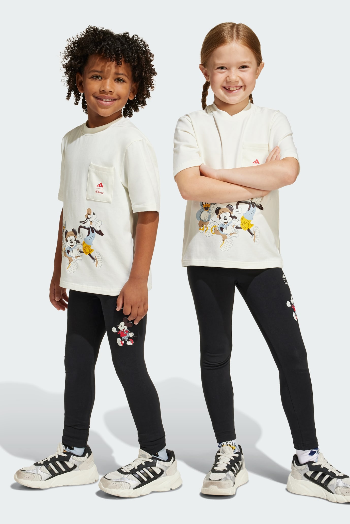 Детские черные тайтсы adidas x Disney Mickey Mouse Kids 1