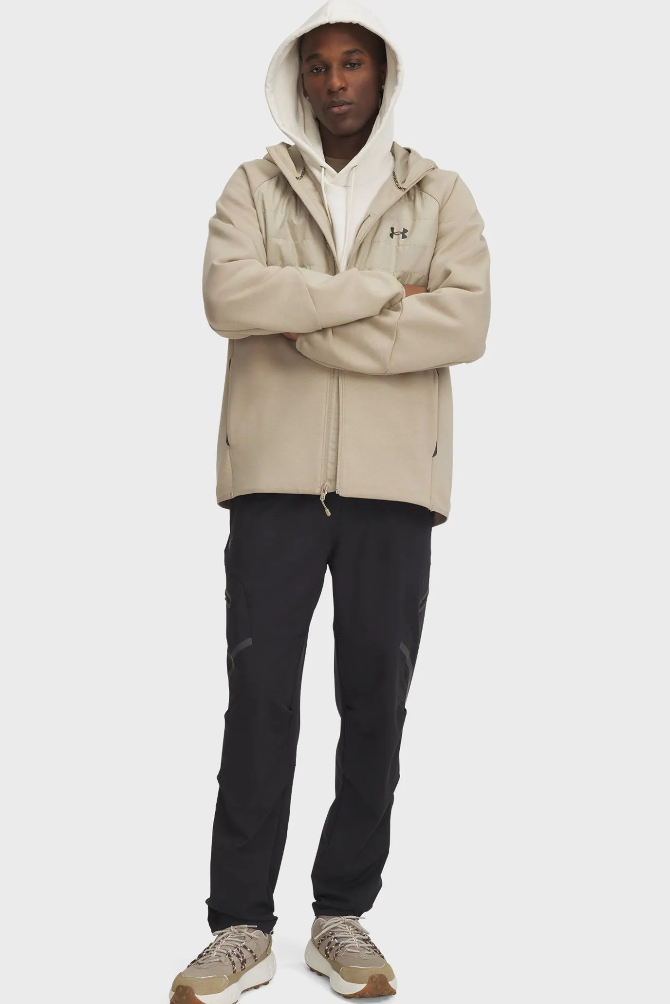 Чоловічі чорні спортивні штани UA Unstoppable Cargo Pant 2