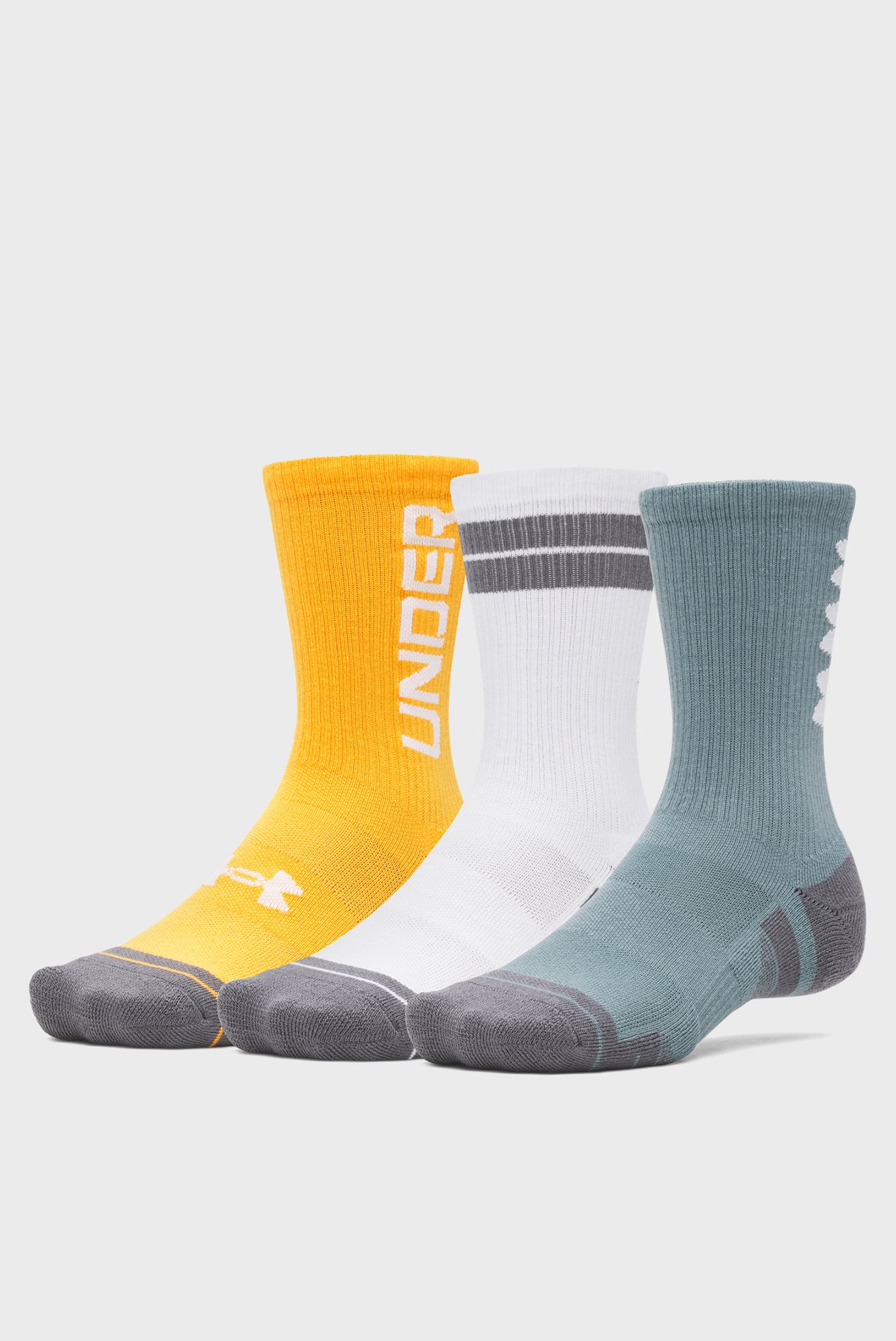 Носки (3 пары) UA Perf Tech Nov 3pk Crew Разноцветный 36.5-42 Under Armour 1379515-587 Носки (3 пары) UA Perf Tech Nov 3pk Crew Разноцветный 36.5-42 Under Armour 1379515-587