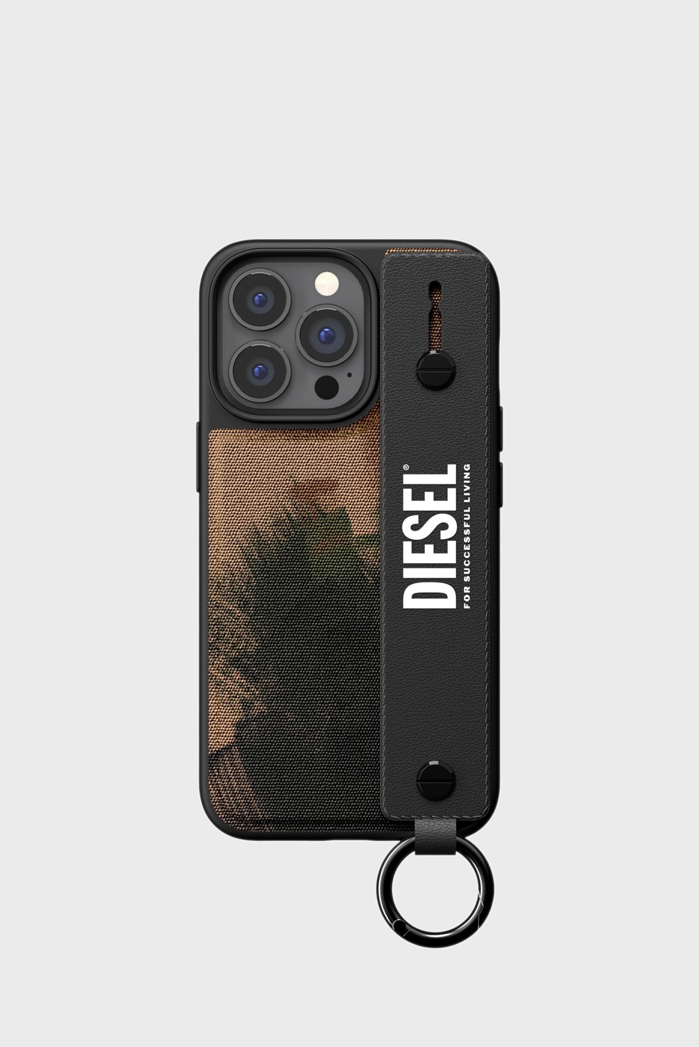 Чехол для телефона с узором Diesel Handstrap Case Military Brushed for iPhone 13/13 Pro 1