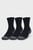 Черные носки (3 пары) UA Performance Cotton 3p Mid