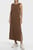 Женское коричневое платье