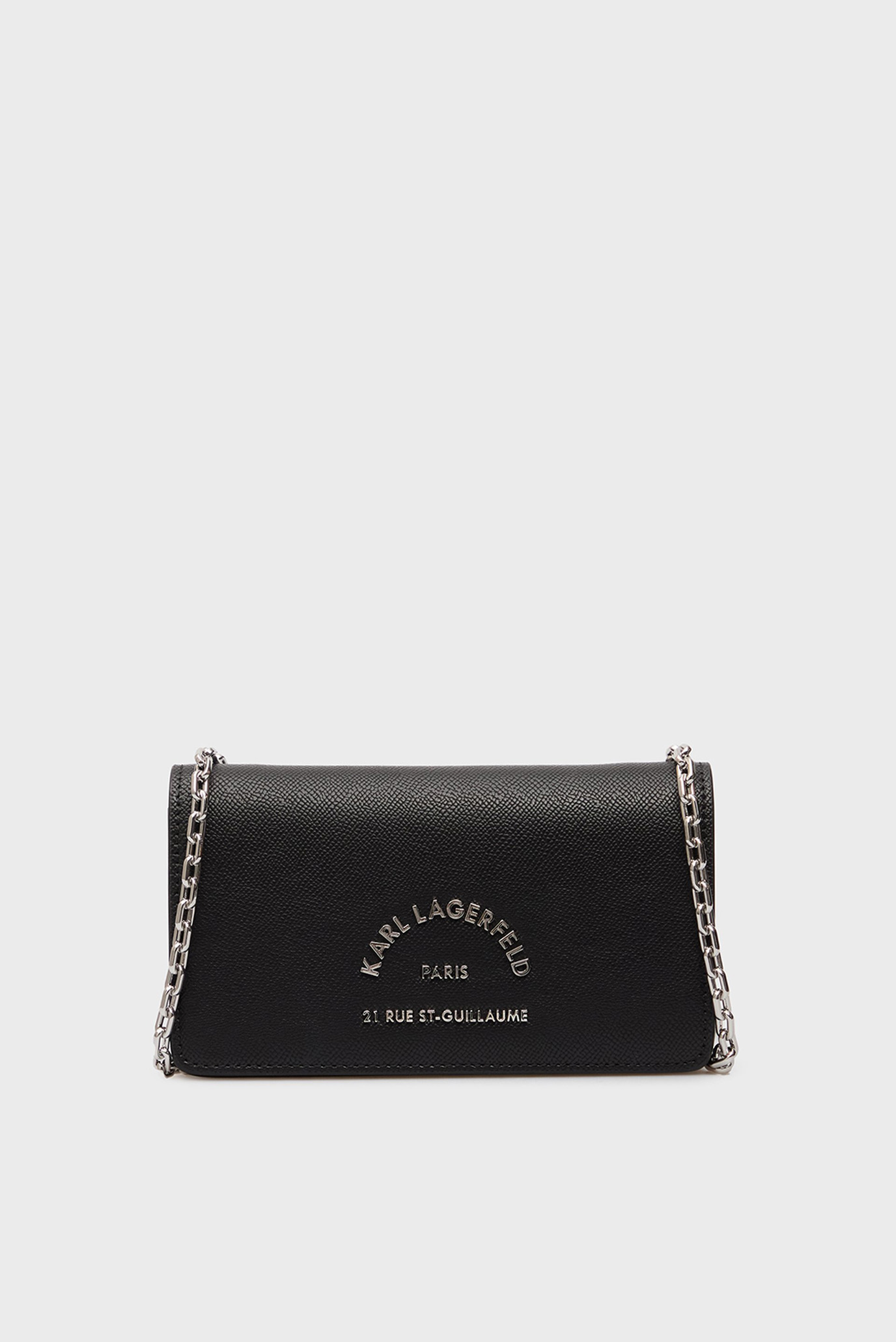Женский черный клатч RSG METAL FLAP POC Черный ONESIZE Karl Lagerfeld 240W3247 Женский черный клатч RSG METAL FLAP POC Черный ONESIZE Karl Lagerfeld 240W3247