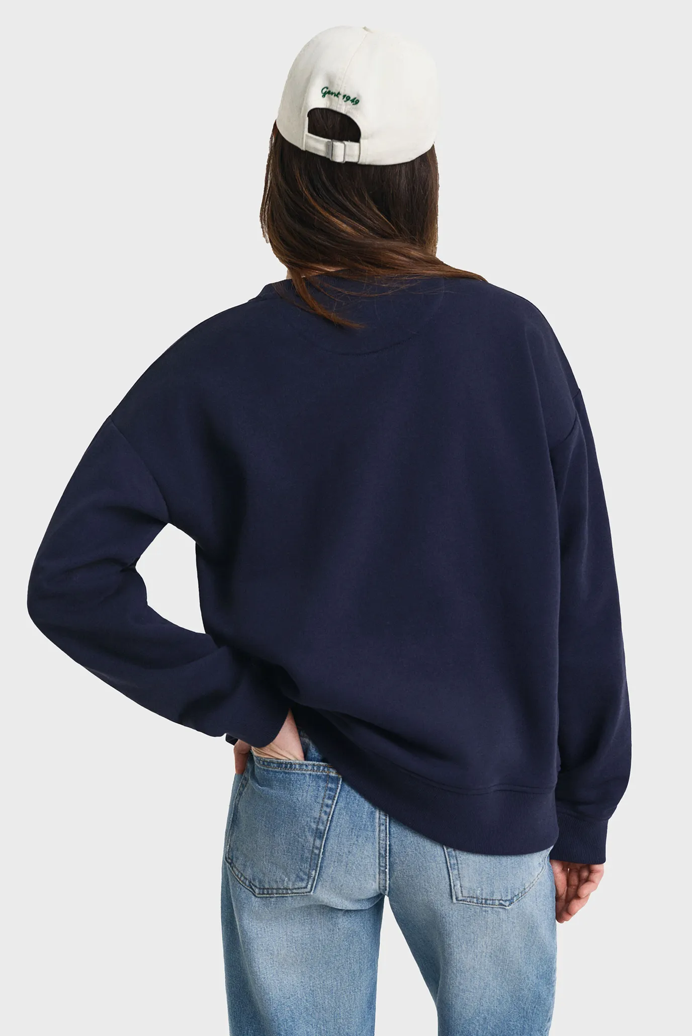 Жіночий темно-синій світшот SHIELD C-NECK 3