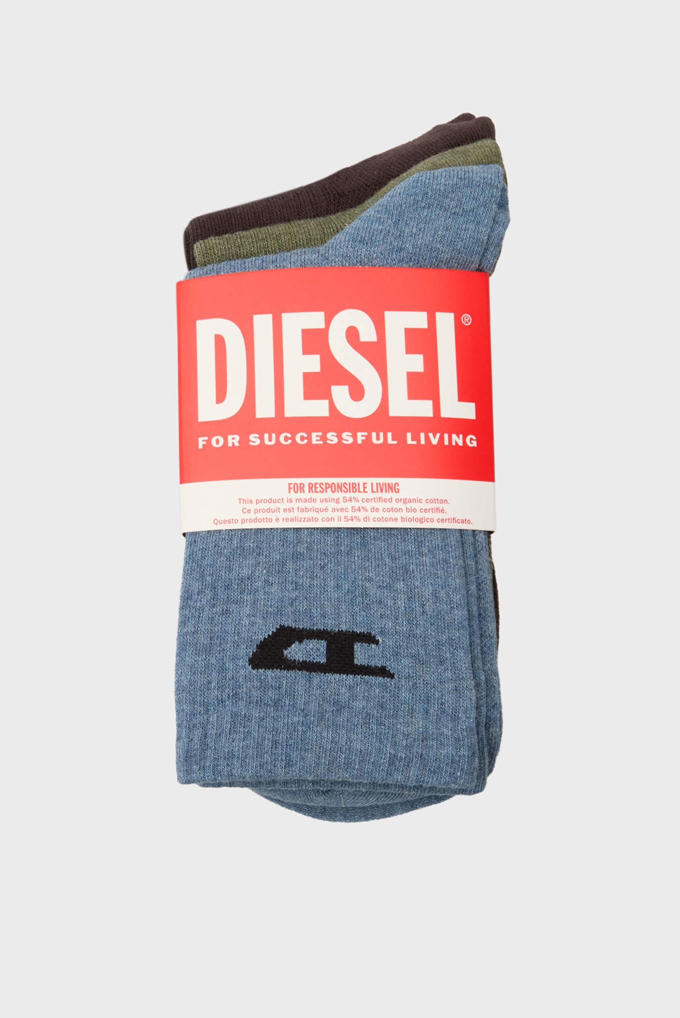 Мужские носки (3 пары) SKM-D-TENNIS-CREW-17,5 Разноцветный 43-46 Diesel A17883 0NKCA Мужские носки (3 пары) SKM-D-TENNIS-CREW-17,5 Разноцветный 43-46 Diesel A17883 0NKCA