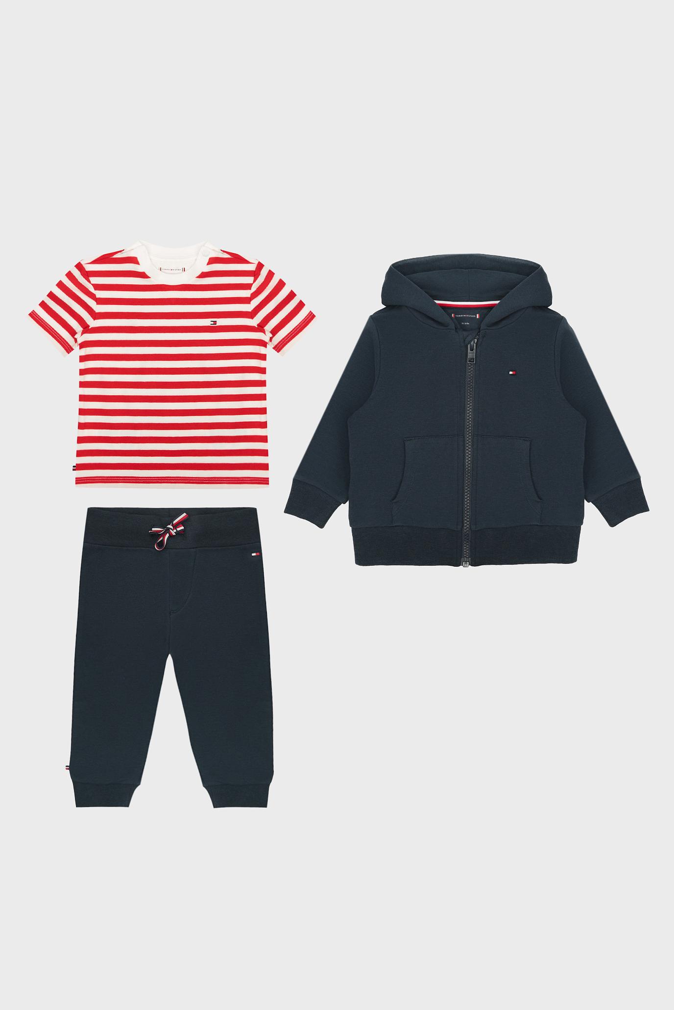 Детский комплект одежды (футболка, худи, брюки) 1