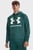 Чоловіче зелене худі UA Rival Fleece Fleece Big Logo HD
