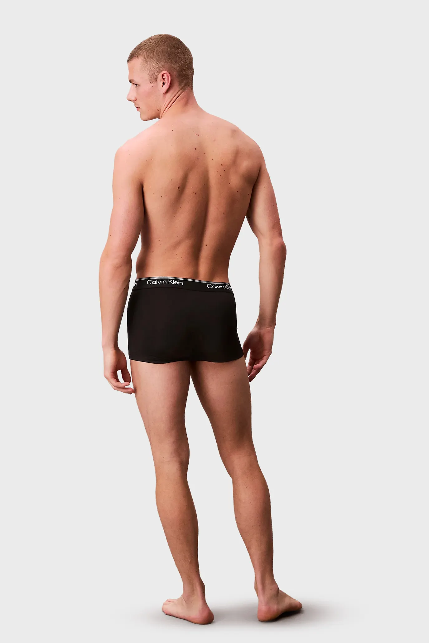 Чоловічі чорні боксери (3 шт) LOW RISE TRUNK 3