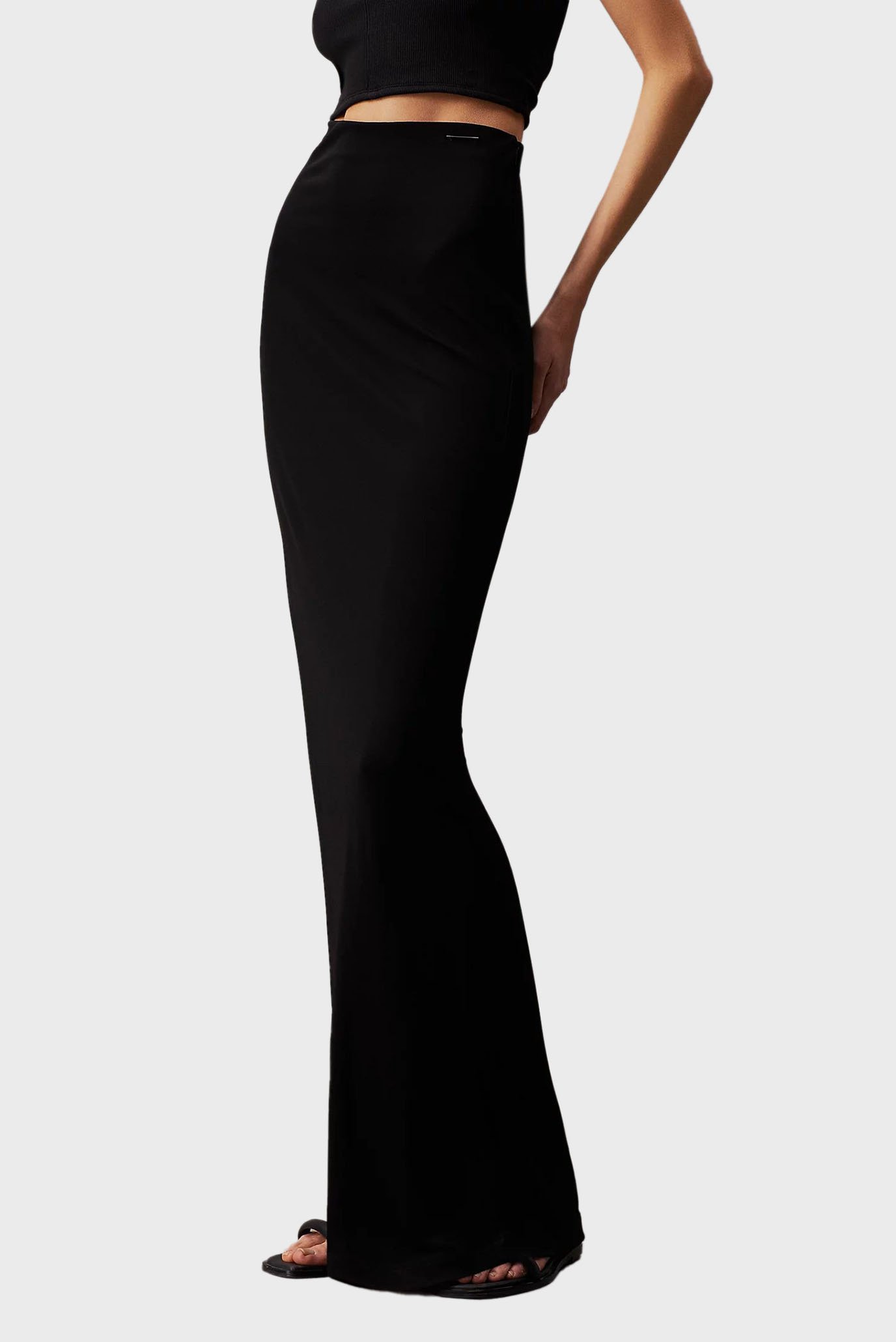 Женская черная юбка ELEVATED MAXI  SKIRT 1