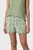 Женские мятные шорты с узором THELMA