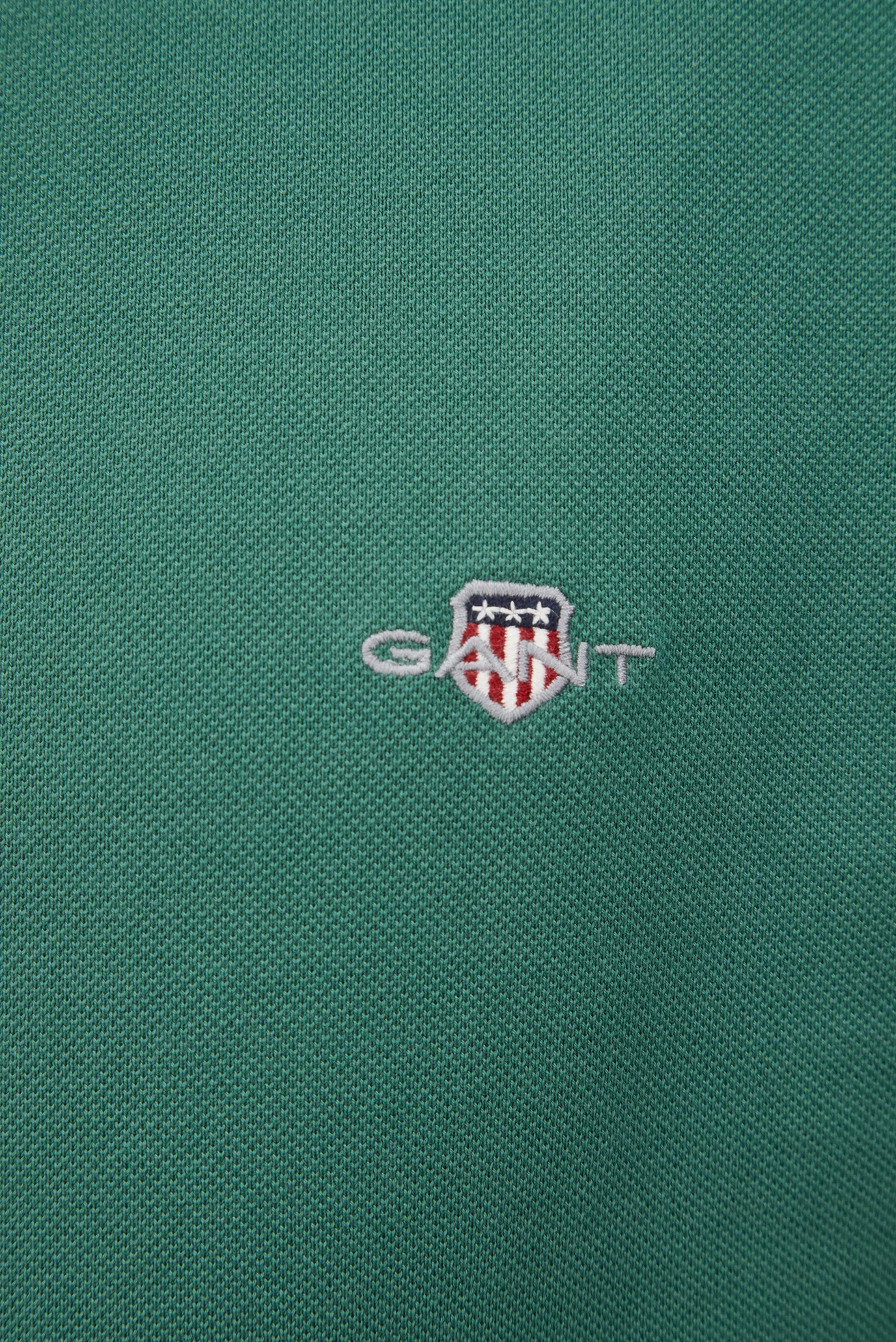 Мужское зеленое поло SLIM SHIELD SS PIQUE POLO 3