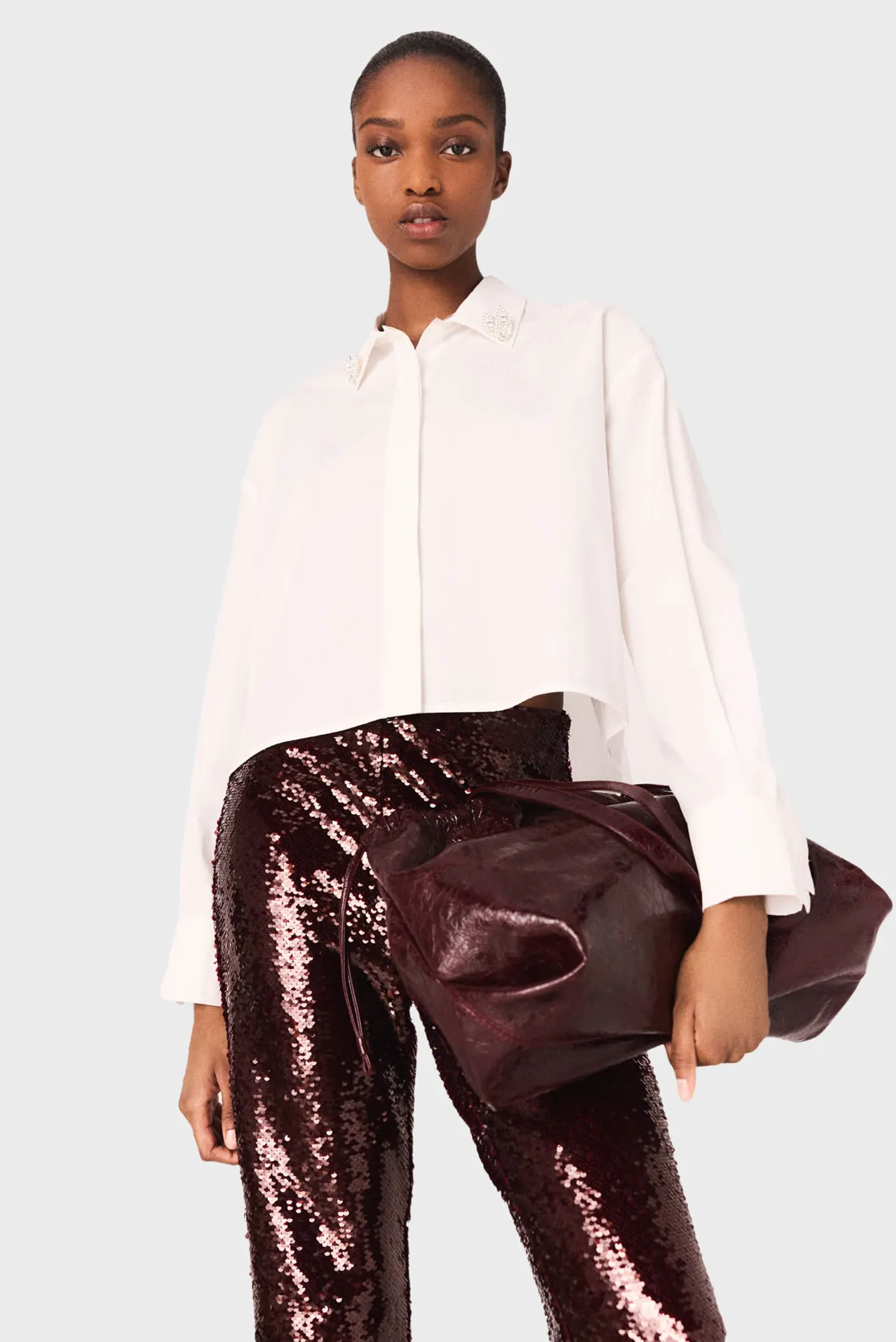 Жіноча біла сорочка 1