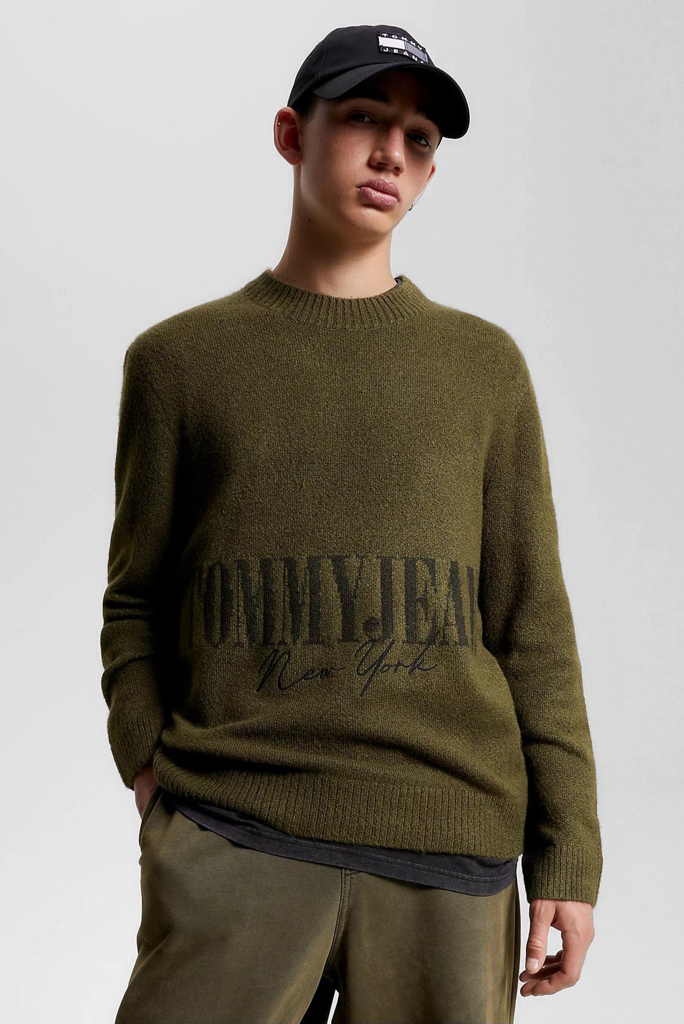 Чоловічий зелений джемпер TJM RLX TONAL NY SWEATER 1