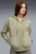 Жіноче оливкове худі HER Relaxed Full-Zip Hoodie Women