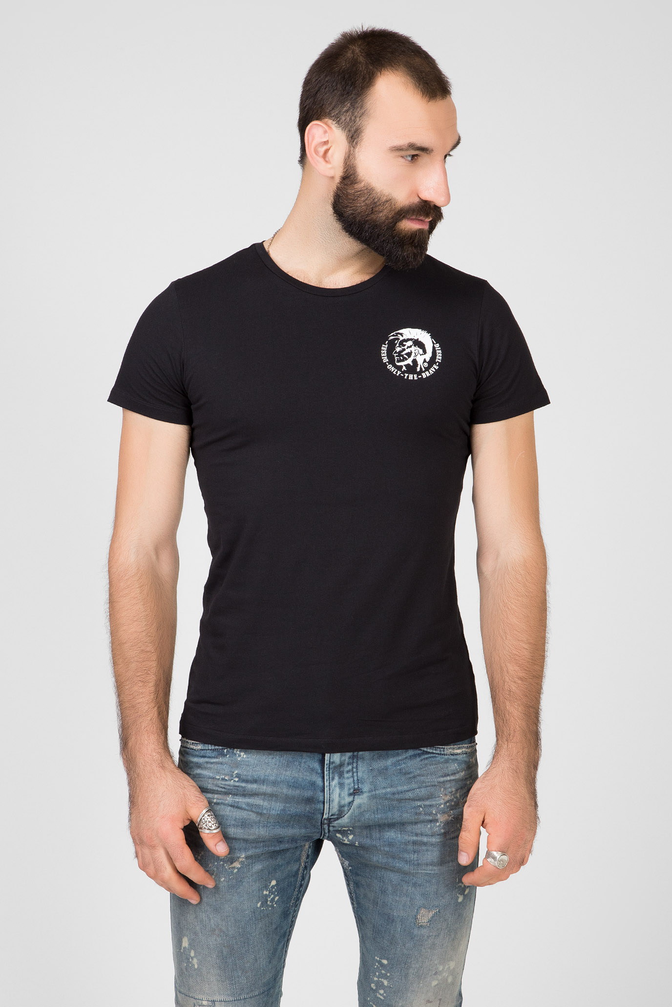 Чоловічі чорні футболки UMTEE-RANDAL (3 шт) 1