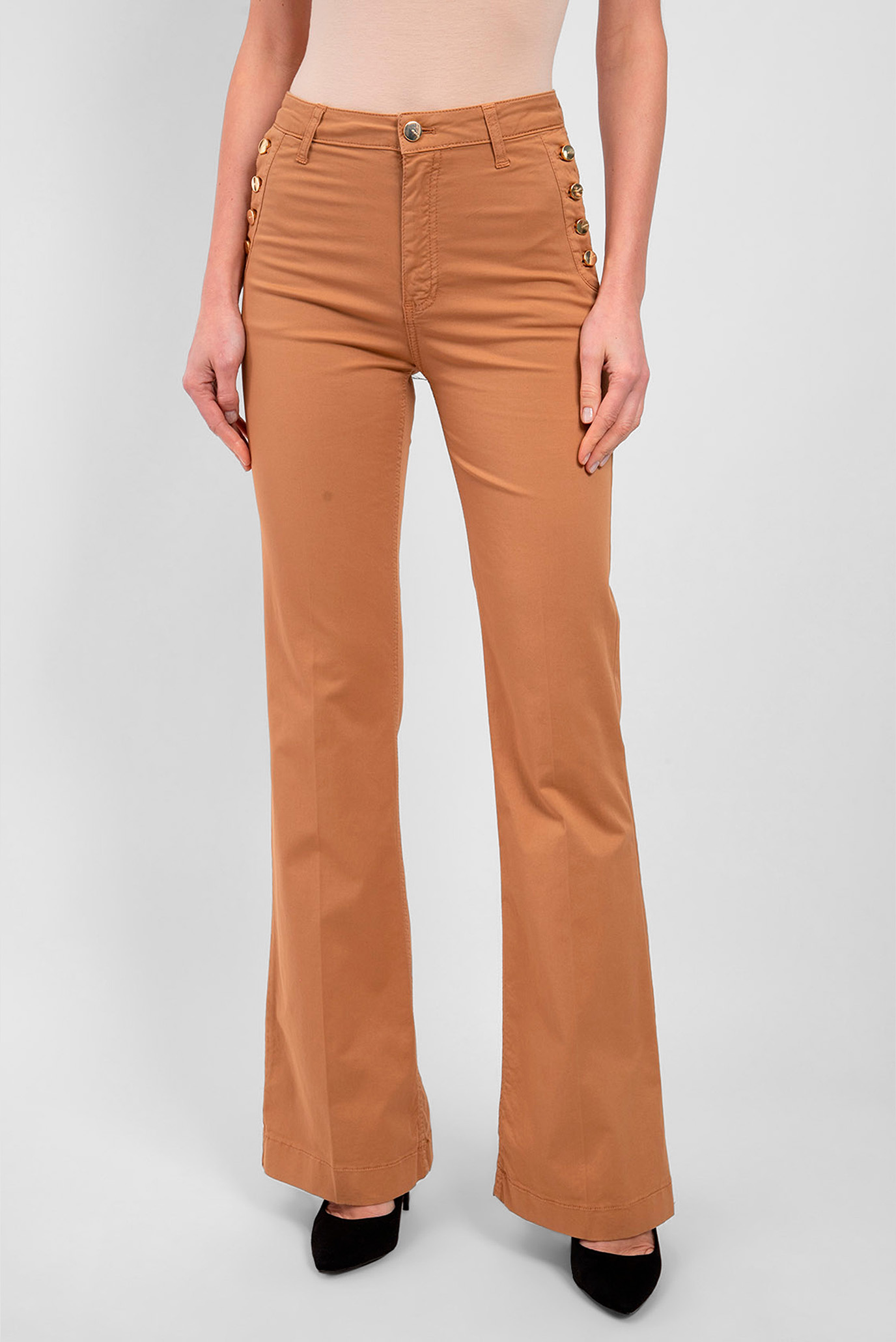 Жіночі коричневі брюки 1