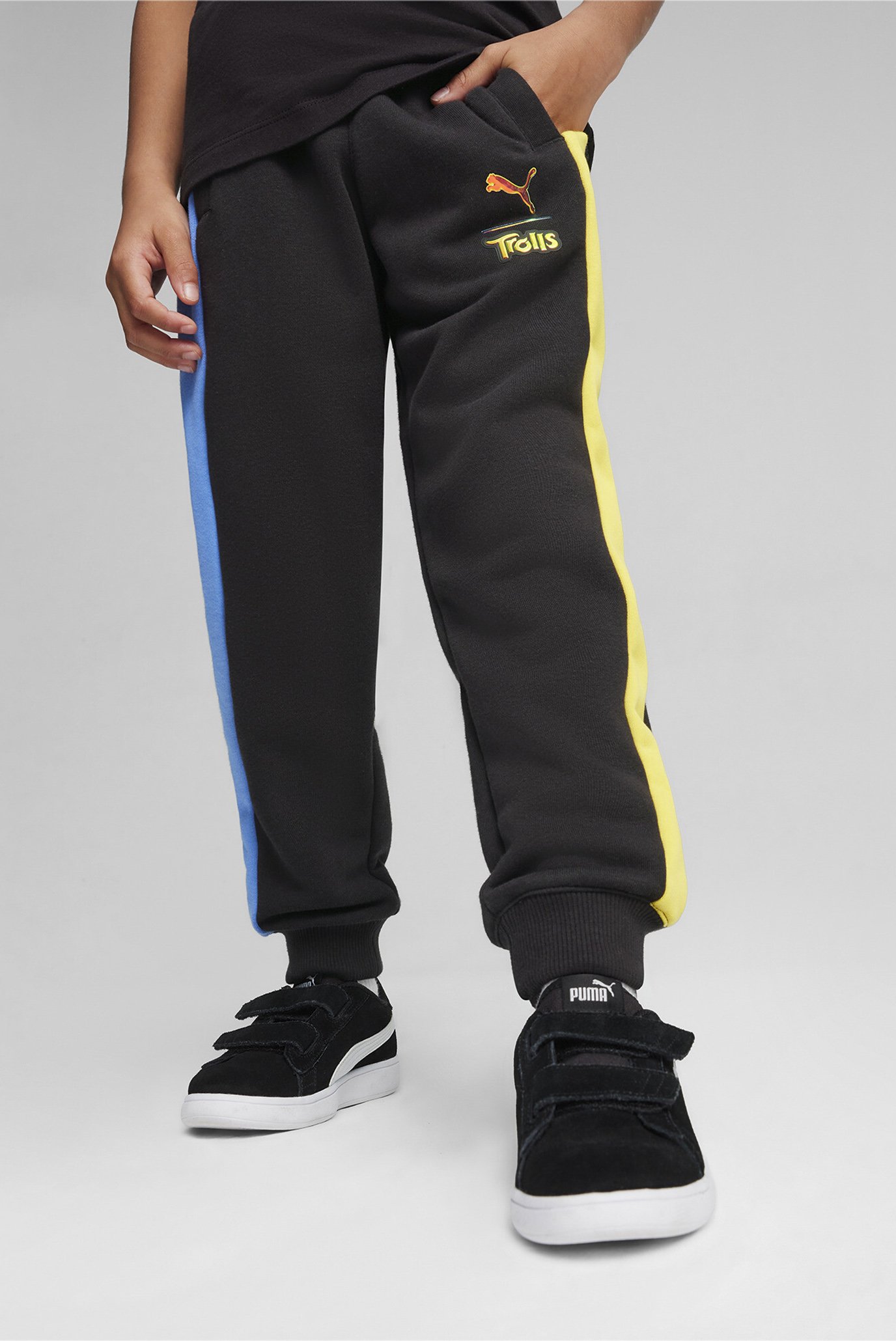 Дитячі чорні спортивні штани PUMA x TROLLS Kids' T7 Track Pants 1