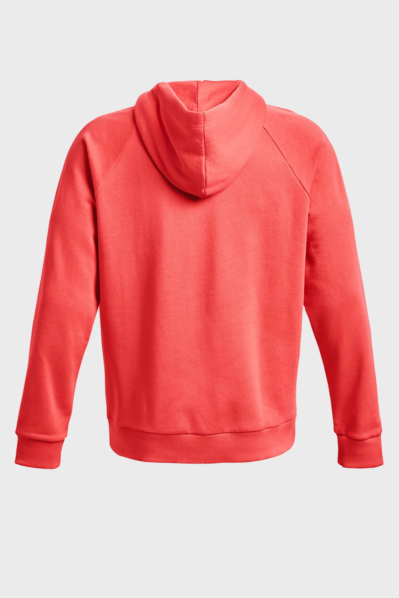 Мужское коралловое худи UA Rival Fleece FZ Hoodie Under