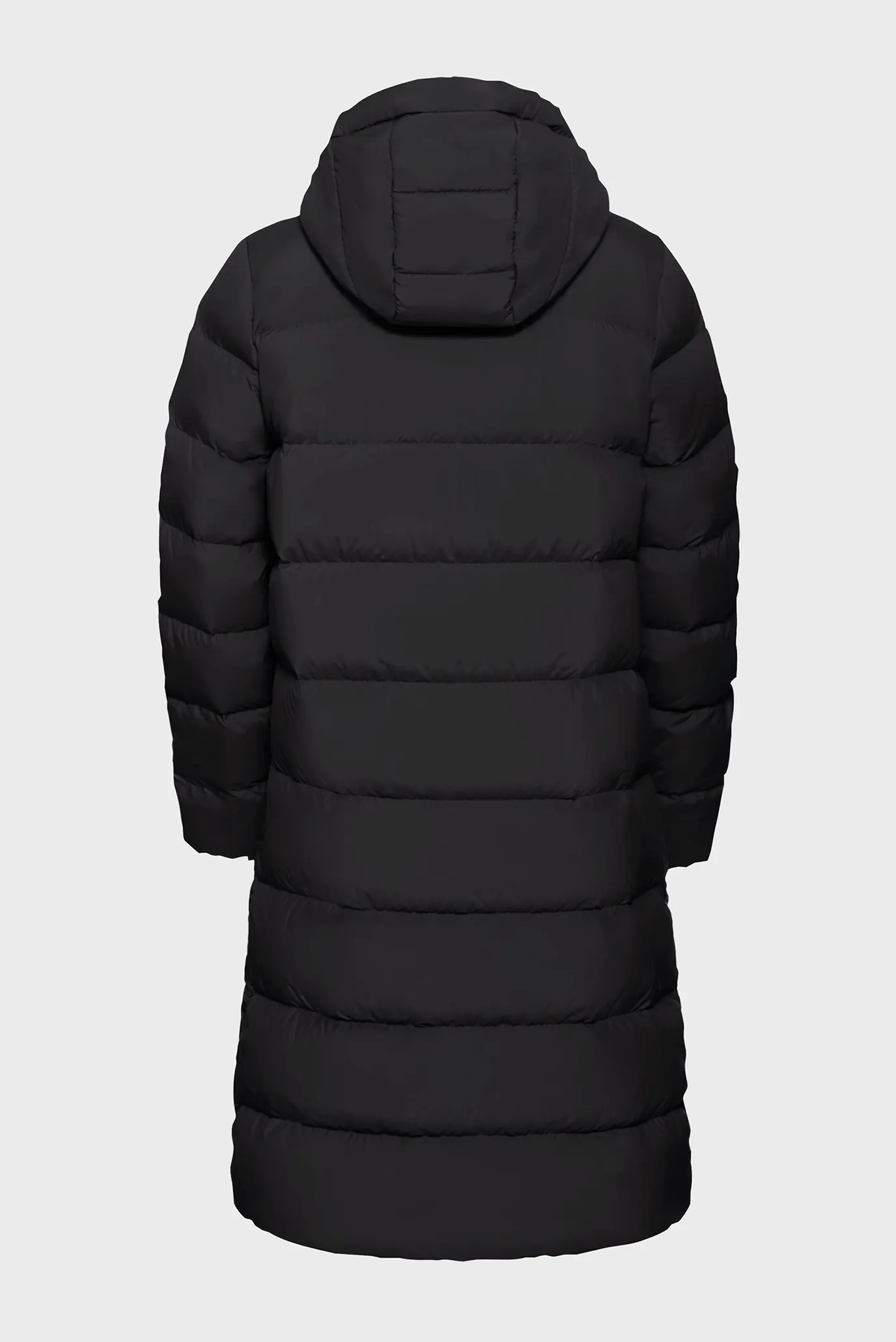 Женский черный пуховик 10