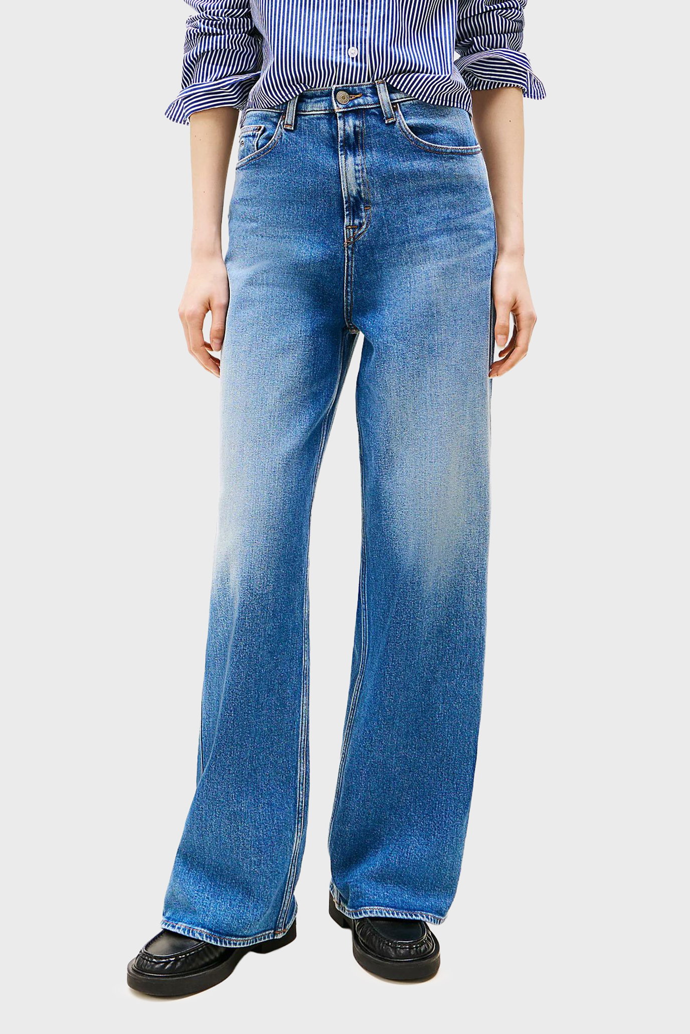 Женские синие джинсы CLAIRE HR WD Синий 26-34 Tommy Jeans DW0DW20048 Женские синие джинсы CLAIRE HR WD Синий 26-34 Tommy Jeans DW0DW20048