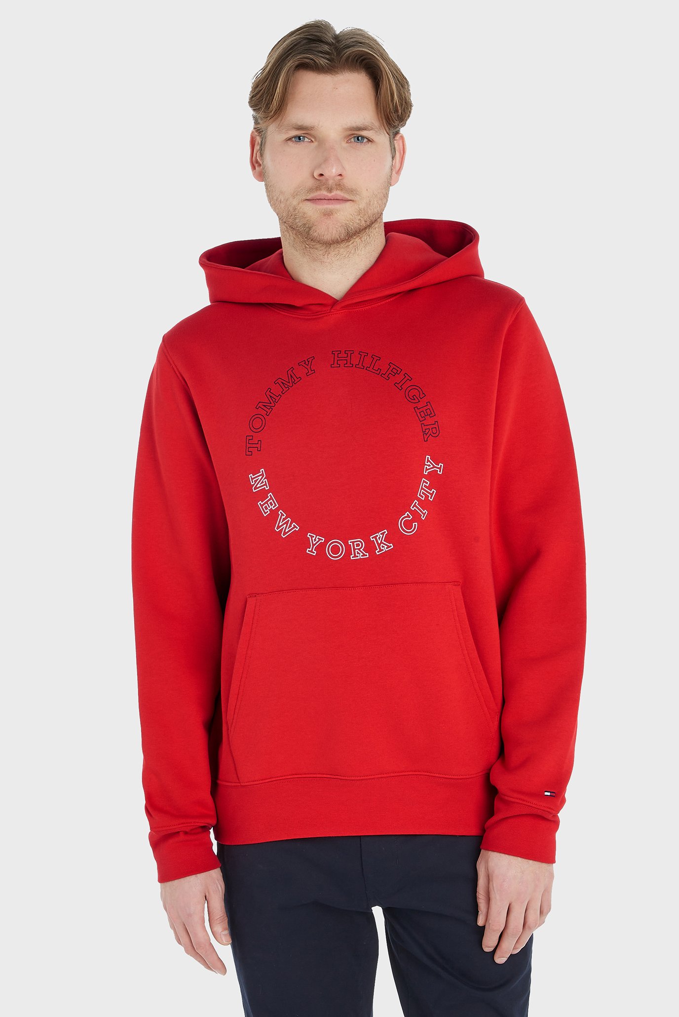 Мужское коралловое худи Коралловый L Tommy Hilfiger MW0MW32655 Мужское коралловое худи Коралловый L Tommy Hilfiger MW0MW32655