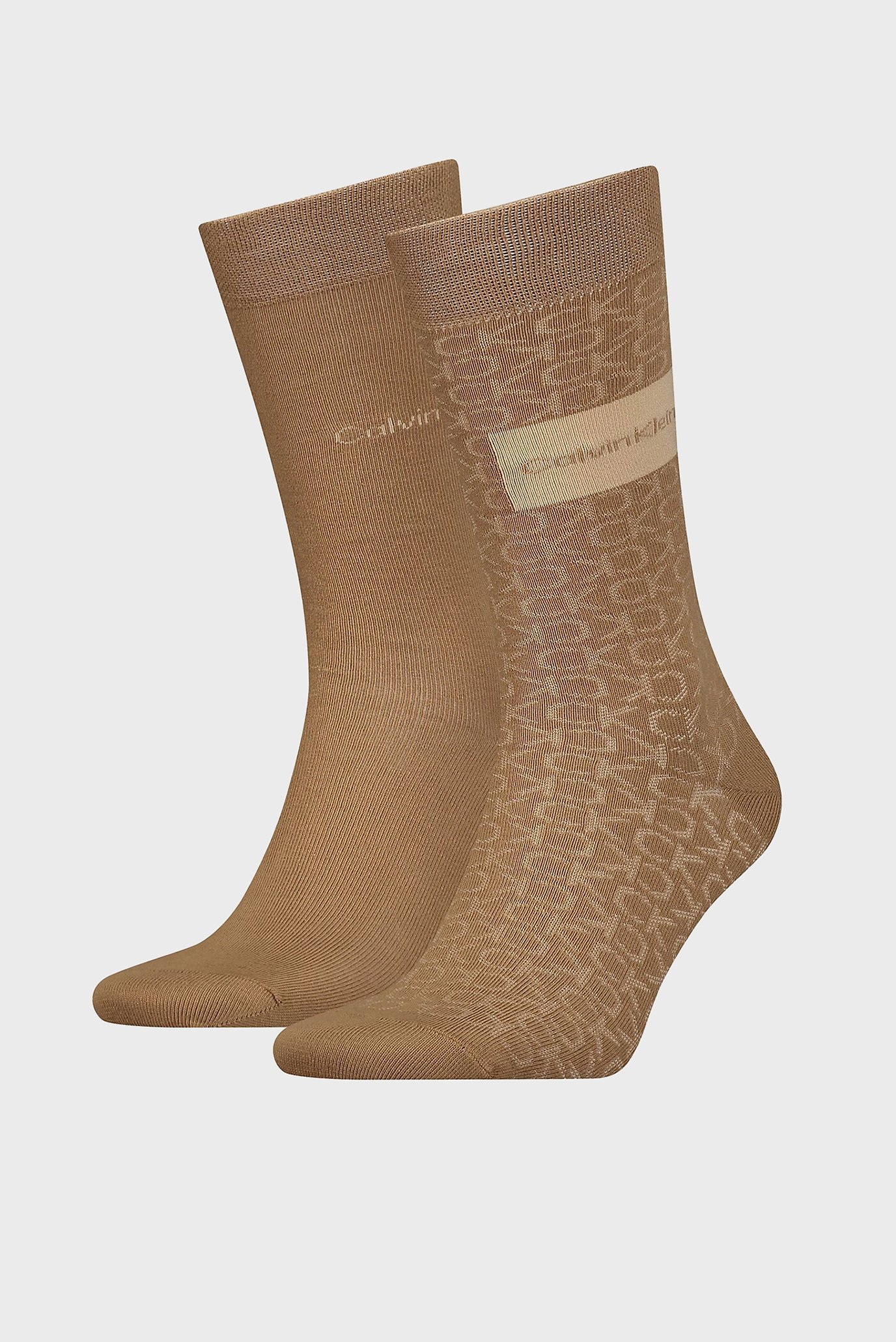Чоловічі бежеві шкарпетки (2 пари) 1