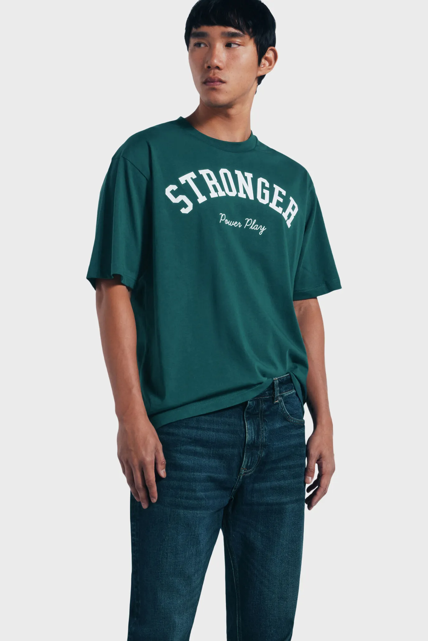 Мужские темно-синие джинсы regular fit 4