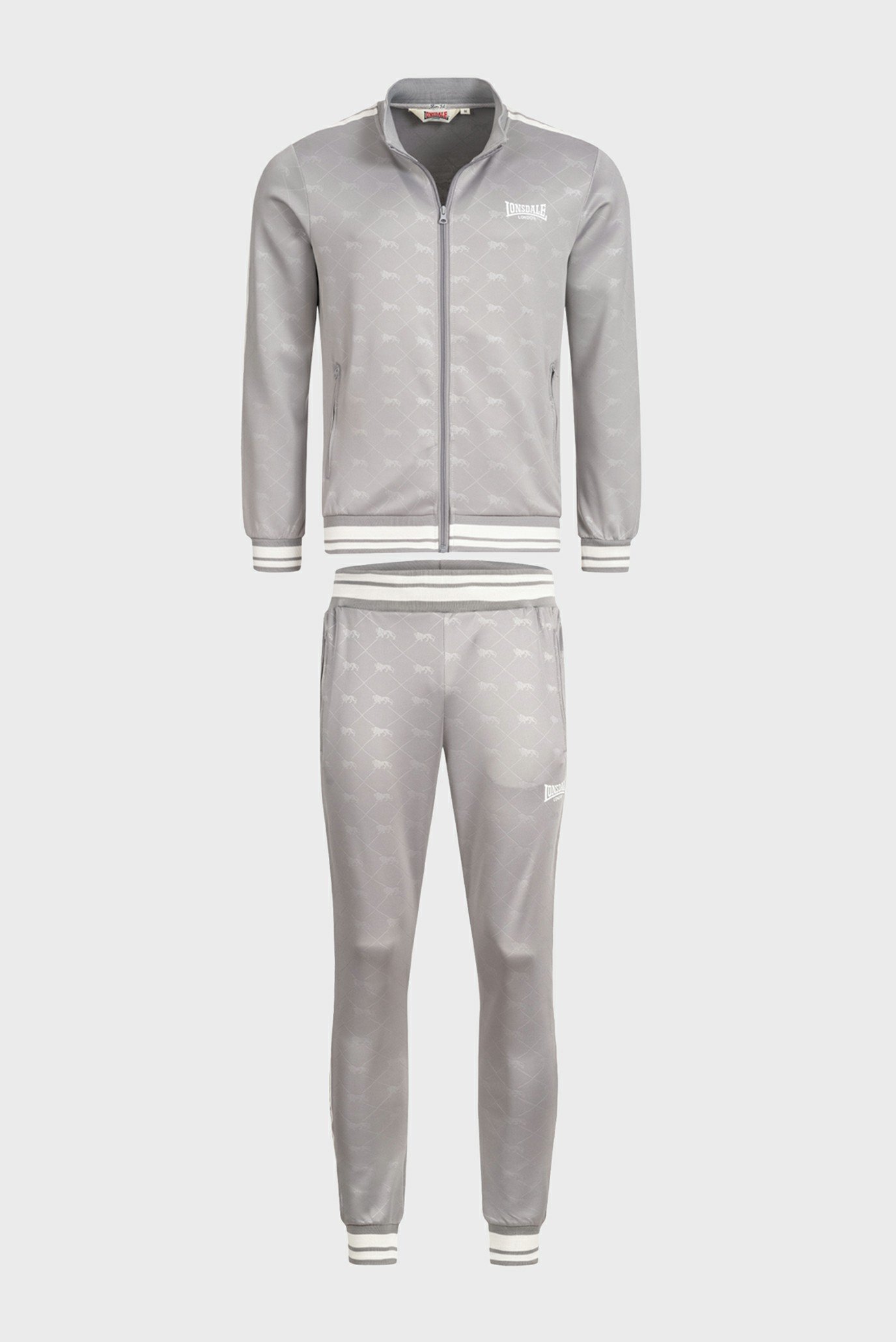 Мужской серый спортивный костюм (кофта, брюки) ASHWELL 1