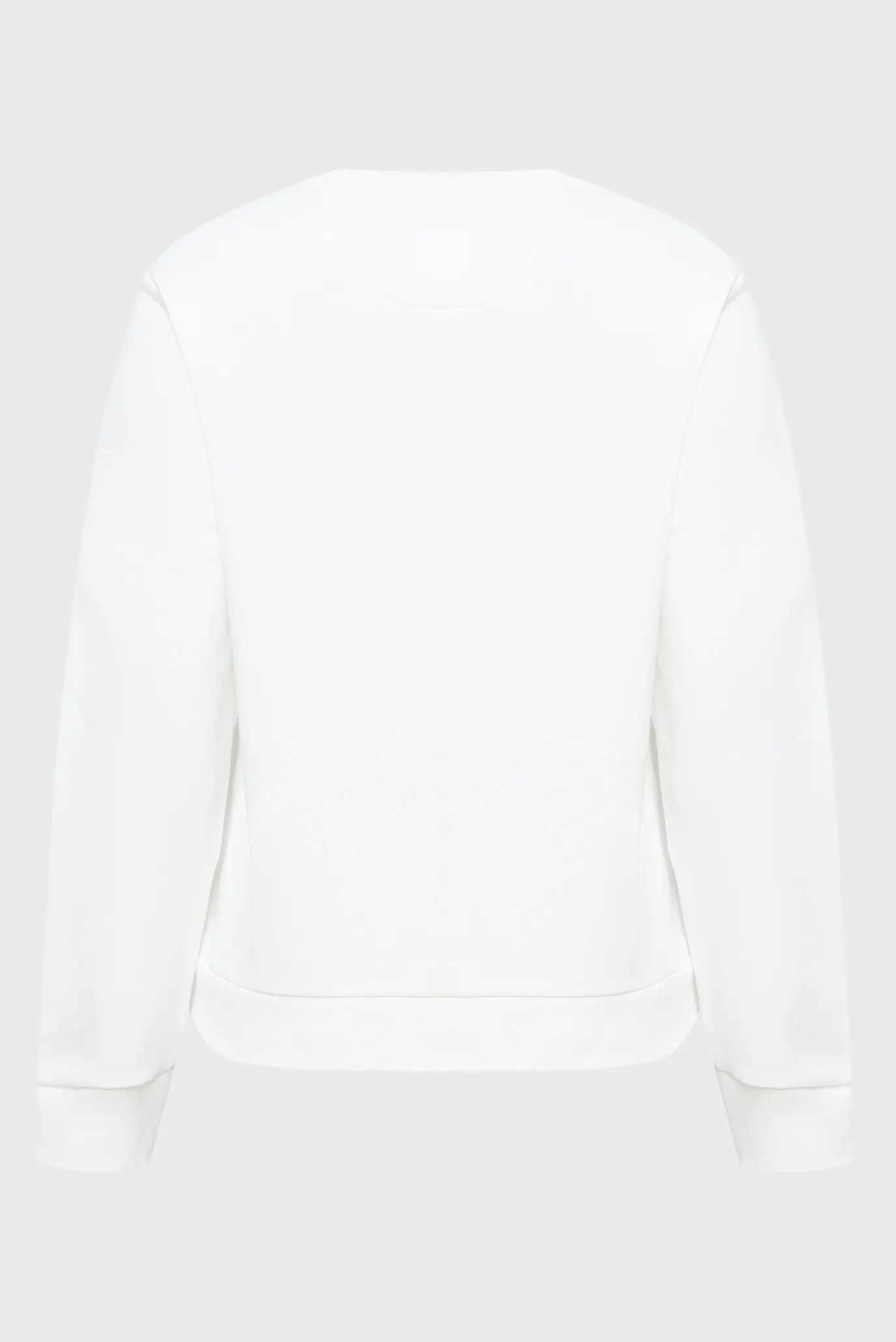 Женский белый свитшот SHIELD C-NECK SWEAT 7