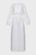 Женское белое льняное платье