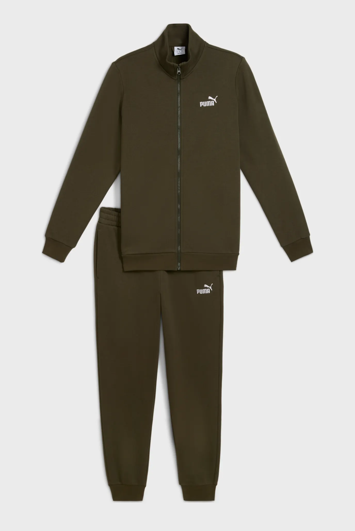 Чоловічий оливковий спортивний костюм (кофта, штани) Essentials Sweat Suit Men 1