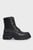Женские черные кожаные ботинки Bacopa