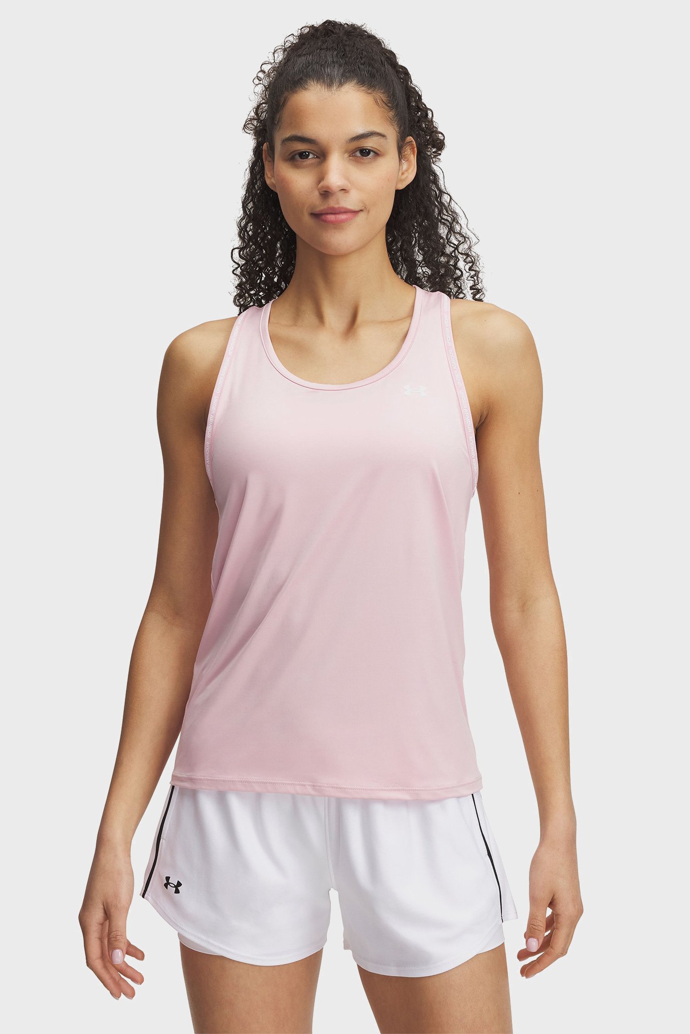 Женская розовая майка Tech Knockout Tank Розовый S Under Armour 1389851-647 Женская розовая майка Tech Knockout Tank Розовый S Under Armour 1389851-647