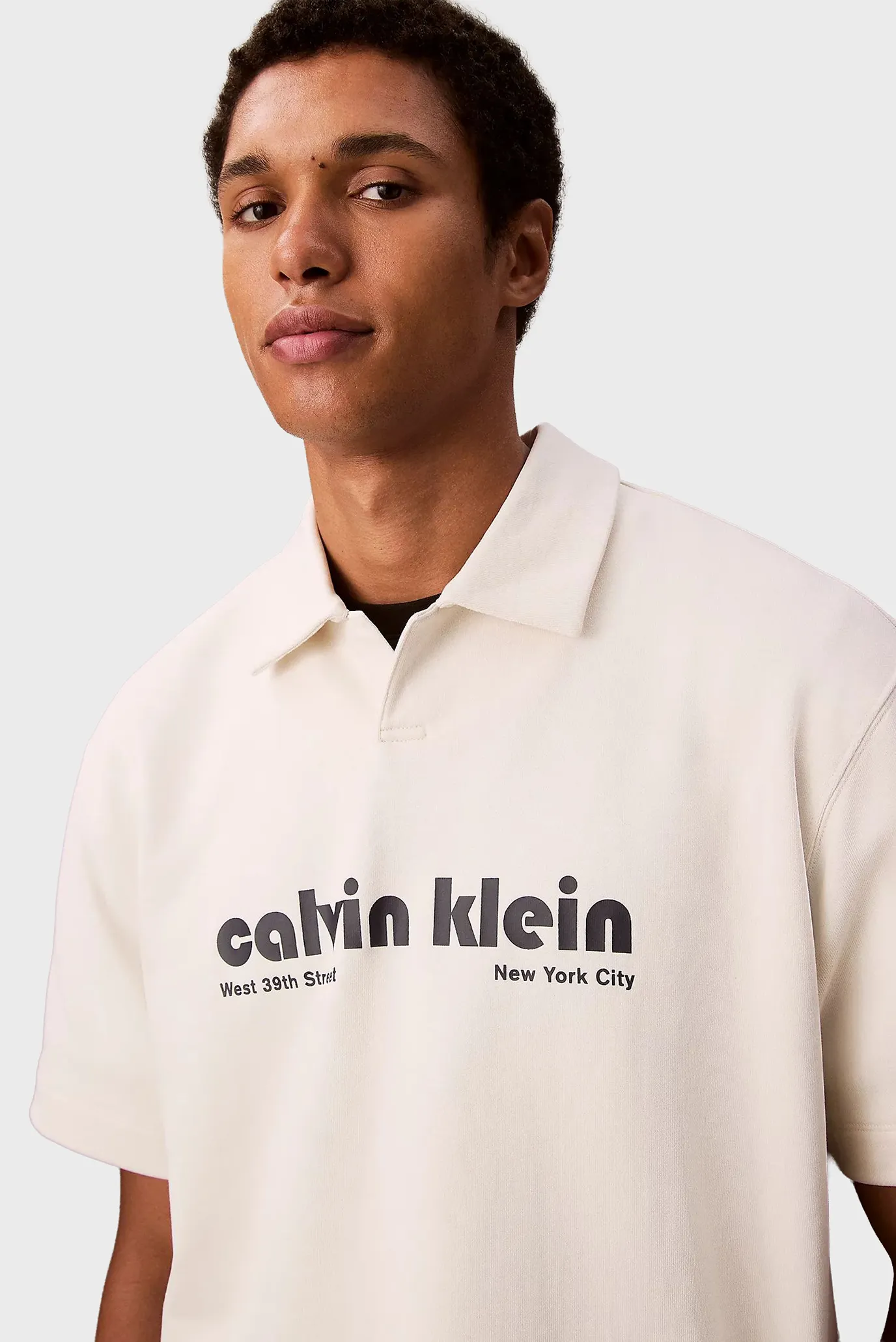 Чоловіче біле поло SS PREMIUM TERRY 5