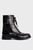 Женские черные кожаные ботинки JOE