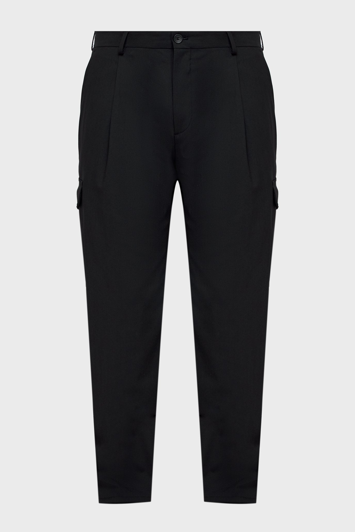 Чоловічі чорні карго TECHNO WOOL CARGO PANT 1