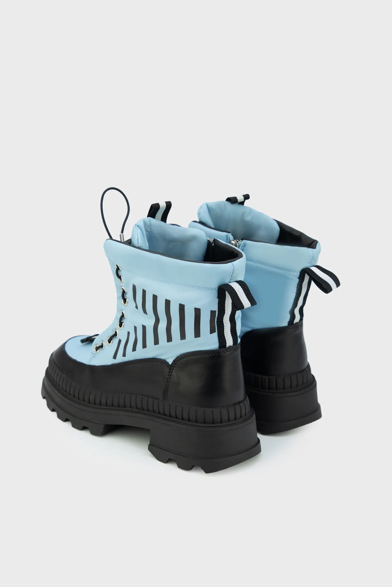 Жіночі блакитні черевики 4