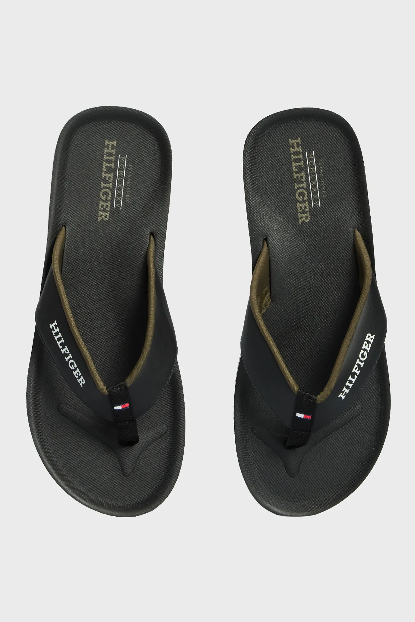 Мужские черные вьетнамки PADDED COMFORT HILFIGER 4