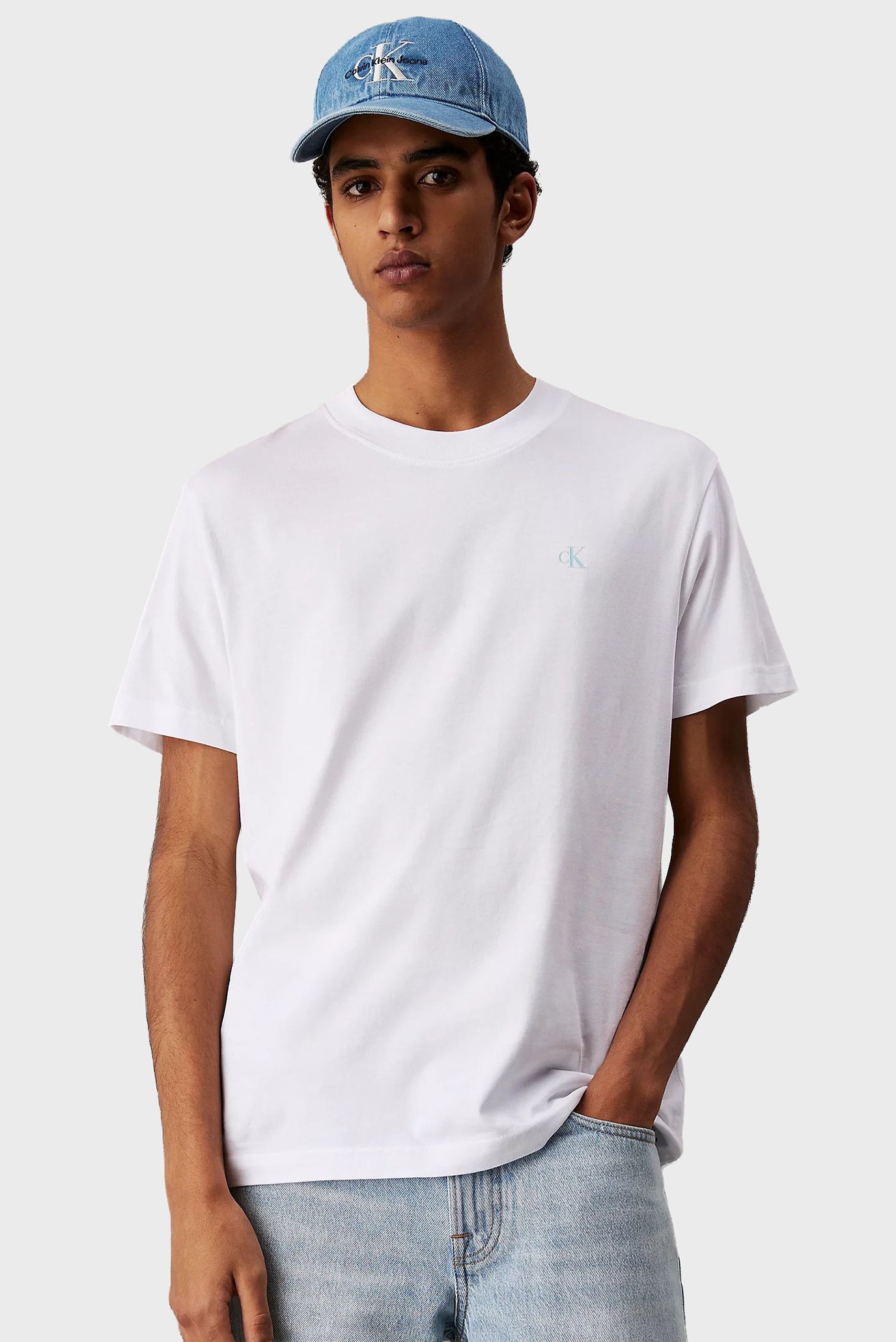 Мужская белая футболка PAINTED Белый XXL Calvin Klein Jeans J30J327523 Мужская белая футболка PAINTED Белый XXL Calvin Klein Jeans J30J327523