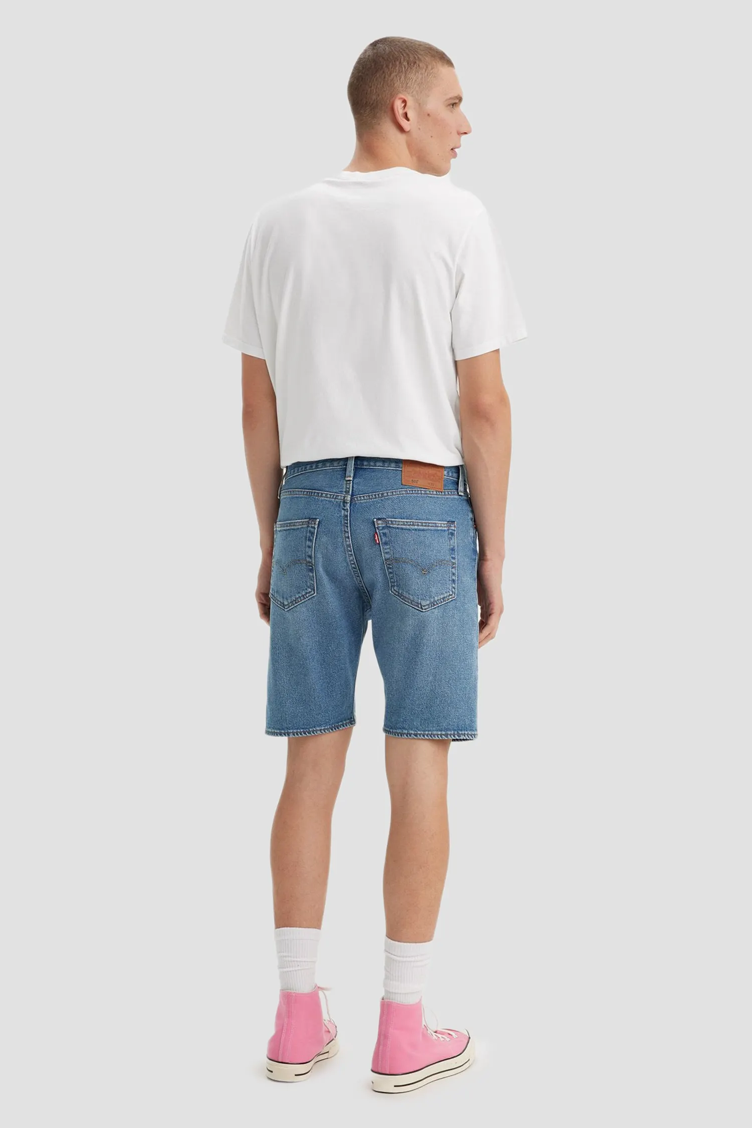 Чоловічі сині джинсові шорти 501® 4