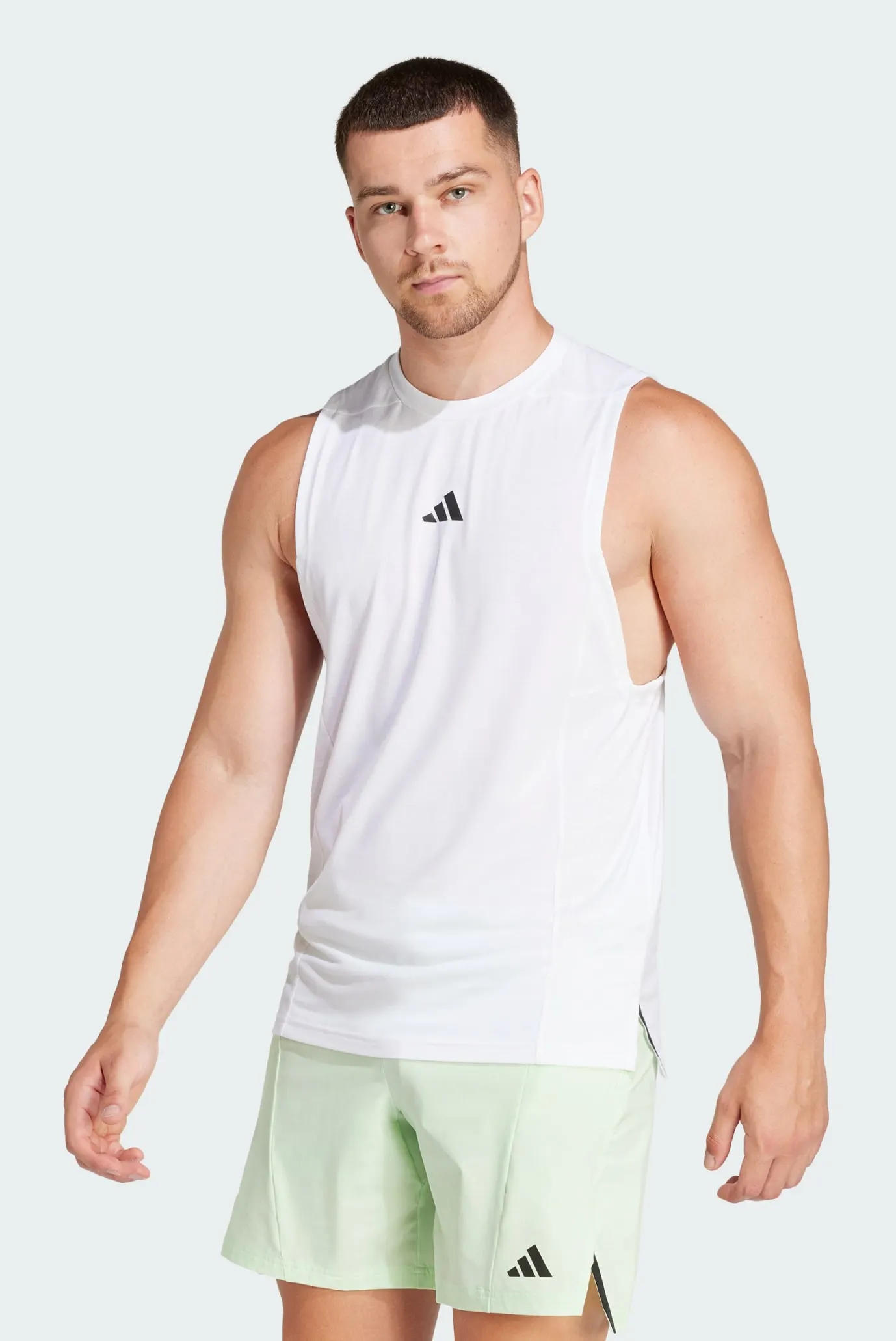 Чоловіча біла майка Designed for Training Workout 1