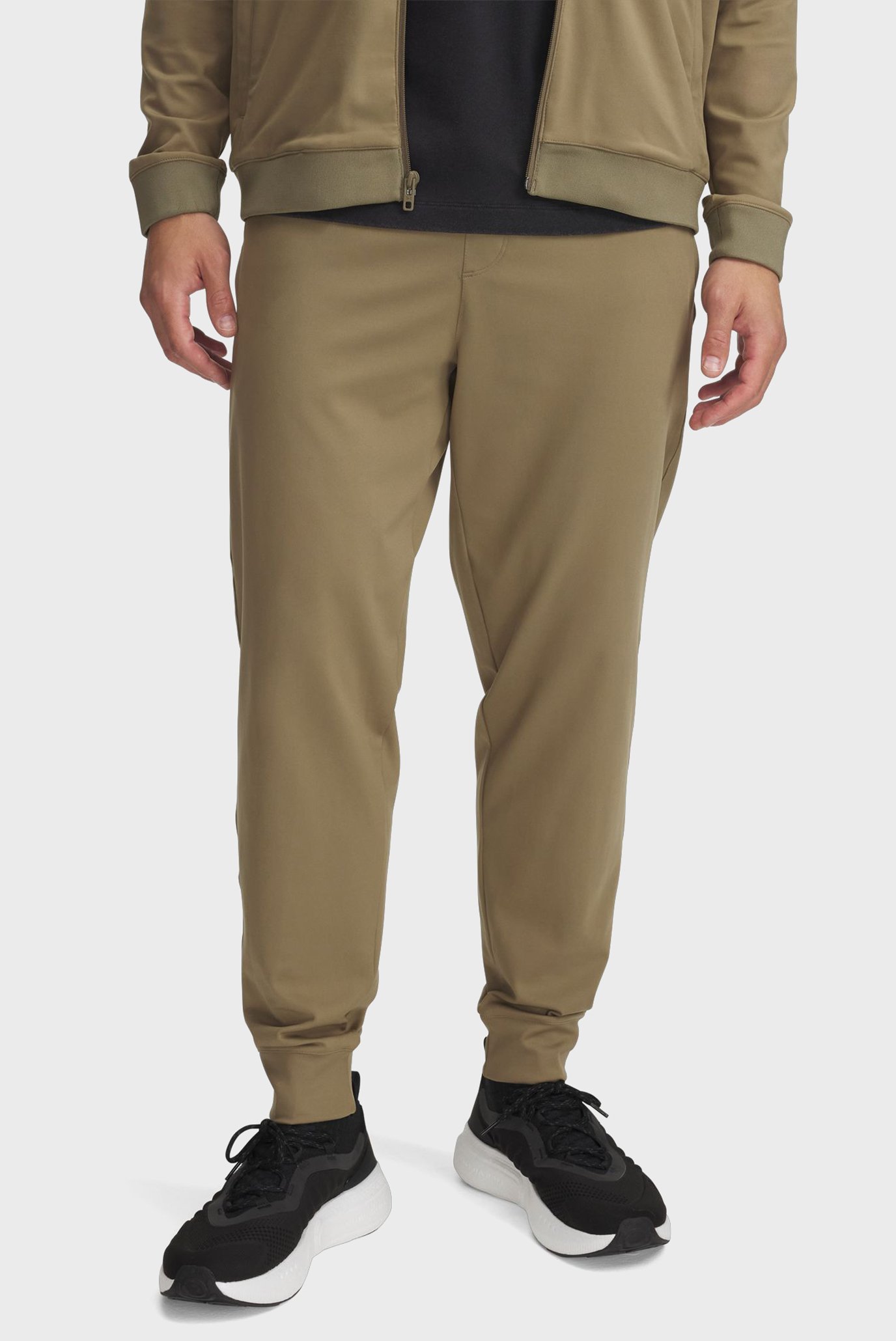 Мужские оливковые спортивные брюки UA Meridian Joggers 1