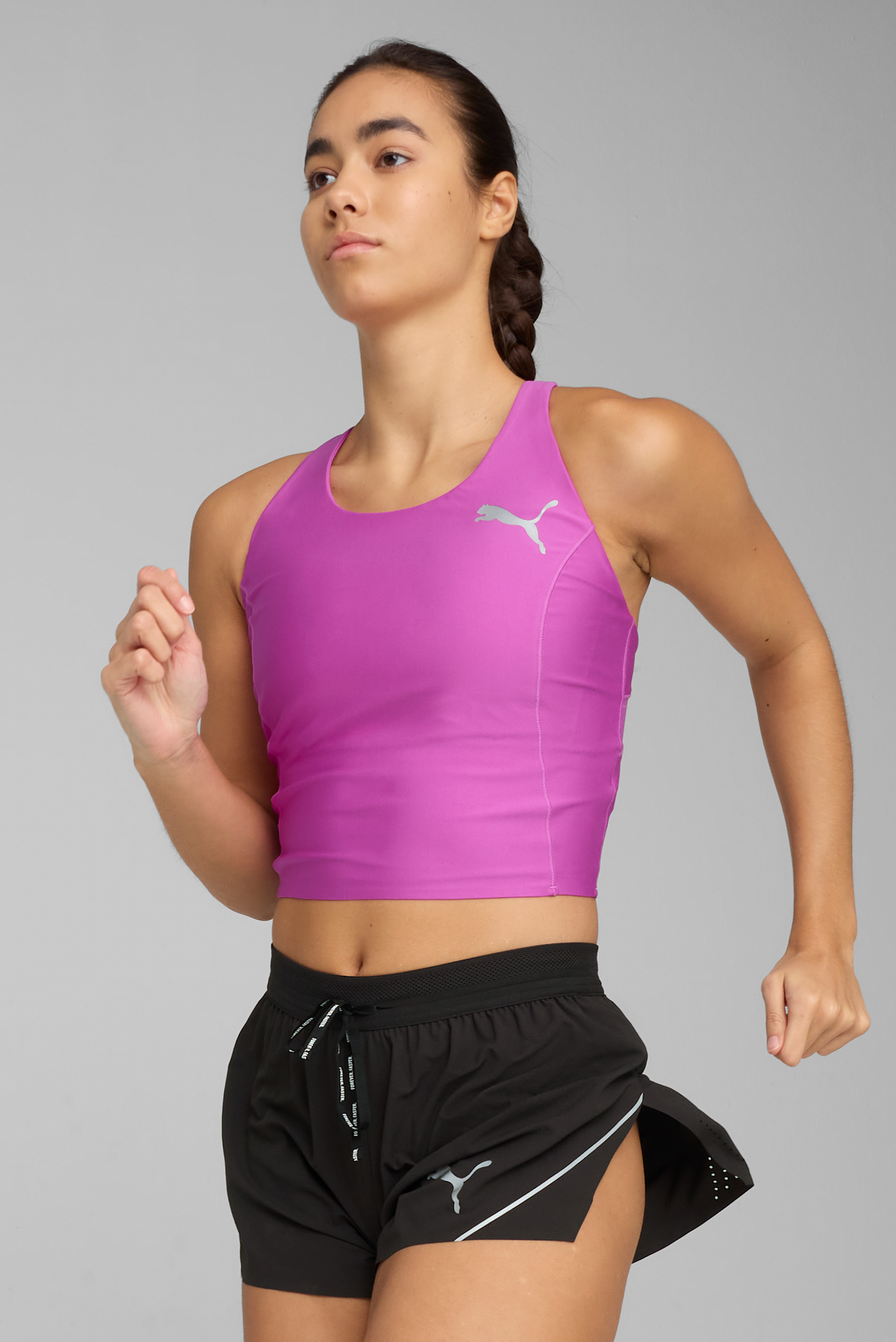 Жіночий фіолетовий топ RACEDAY ULTRAFORM Crop Top Women 1