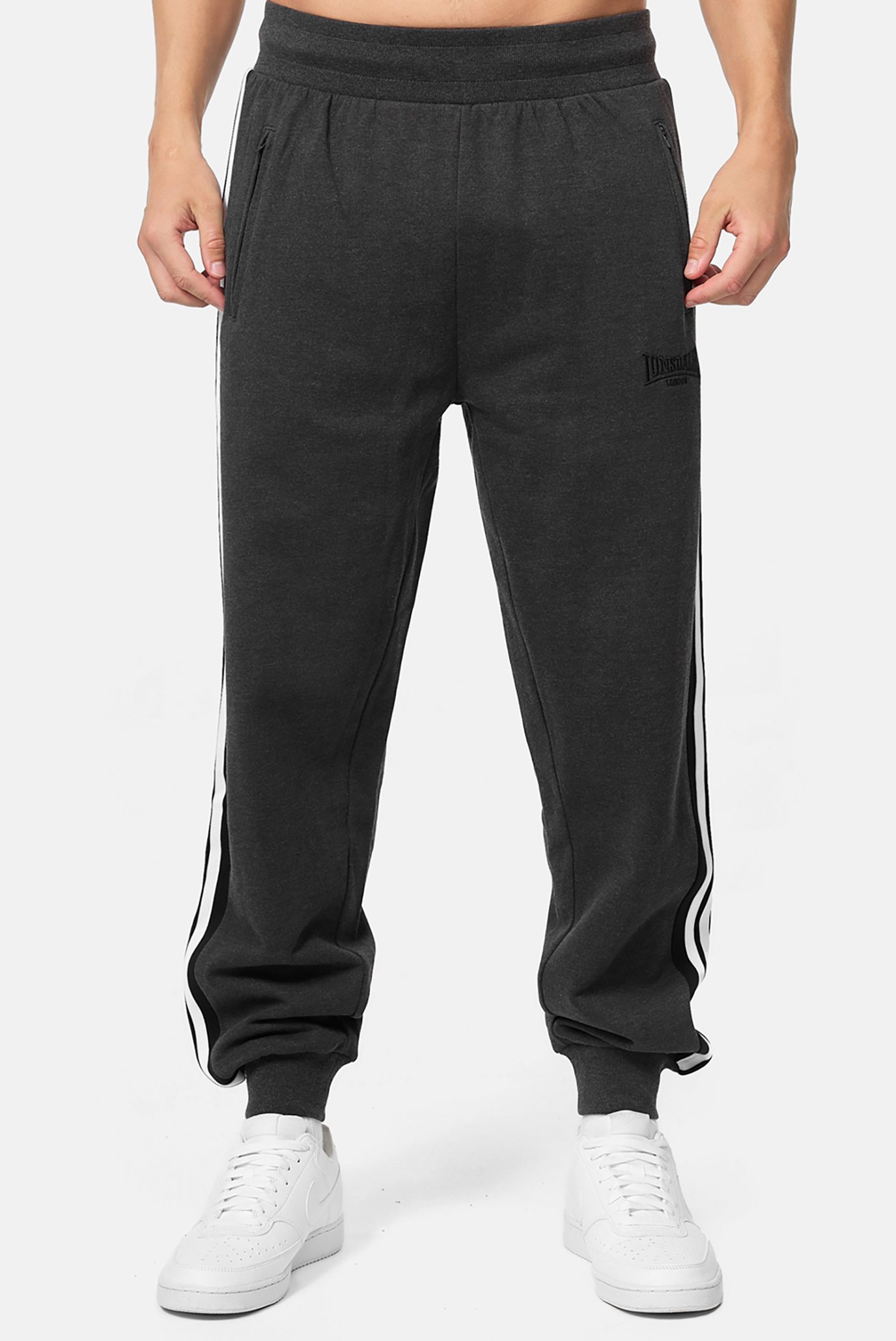 Чоловічі темно-сірі спортивні штани VESINGTON 1
