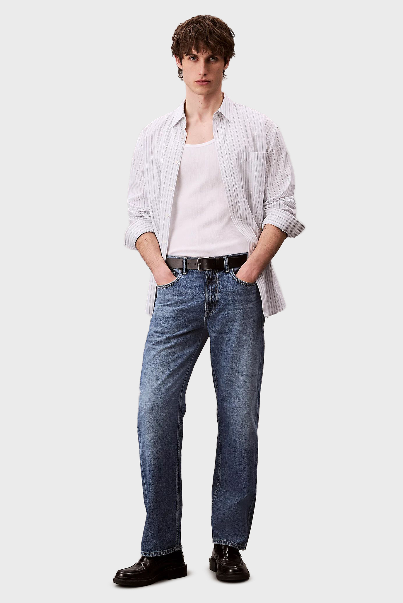 Мужские синие джинсы Синий 31-32 Calvin Klein Jeans LV04RC761G Мужские синие джинсы Синий 31-32 Calvin Klein Jeans LV04RC761G